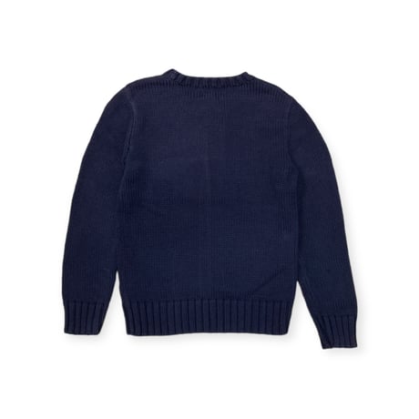 130cm｜00's USED｜Ralph Lauren American Flag Cotton Knit Sweater