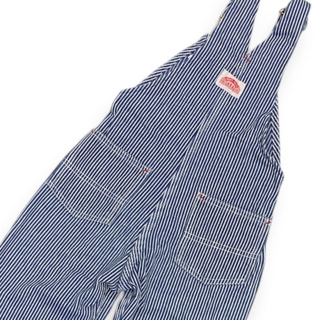 130cm｜70's-80's VINTAGE｜USA製 ROUND HOUSE Hickory Denim Overalls