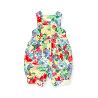90～100cm｜00's OLD｜LAURA ASHLEY Floral Salopette