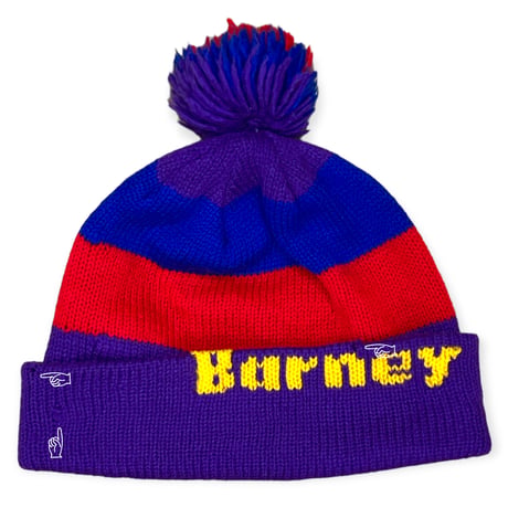 50-56cm｜90's VINTAGE｜USA製 Barney Knit Beanie