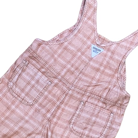 90～100cm｜OLD｜OSHKOSH B'GOSH Check Corduroy Overalls