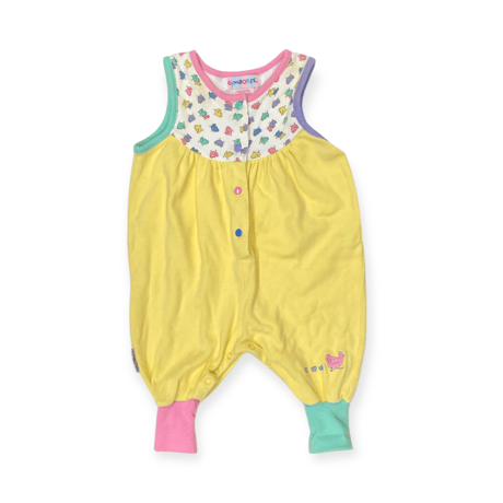 gymboree ヴィンテージ　総柄　small サロペット　古着 gymboree ヴィンテージ総柄small サロペット古着