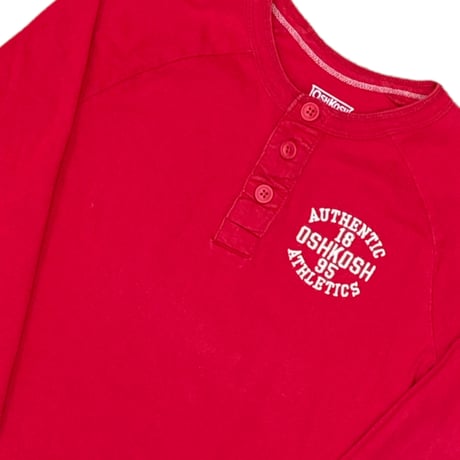 110～120cm｜USED｜OSHKOSH B'GOSH Henry Neck L/S T-shirt