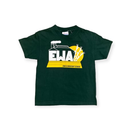 120～130cm｜90's VINTAGE｜90's EWA Elementaly School S/S T-shirt