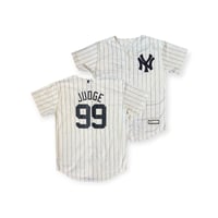 140～150cm｜USED｜MLB N.Y.Yankees Judge Baseball Shirt