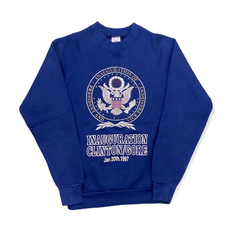 150～160cm｜90's VINTAGE｜USA製 President Clinton Second Term Inauguration Sweat