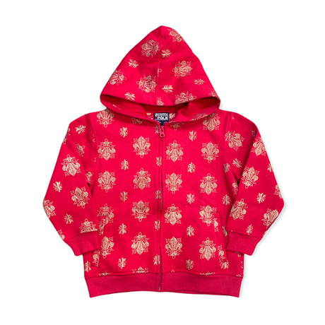 120～130cm｜90's DEADSTOCK｜SOUTH POLE Lily Emblem Hoodie