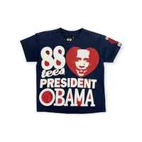 100～110cm｜00's OLD｜Y2K Predident OBAMA S/S T-shirt
