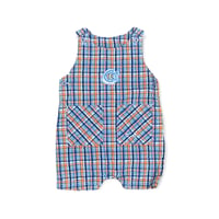 80～90cm｜USED｜OSHKOSH B'GOSH Seersucker Check Rompers