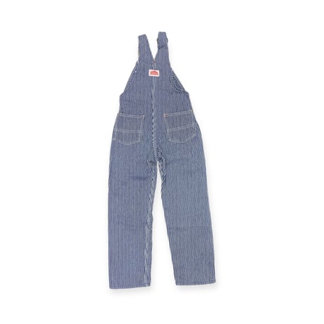 130cm｜70's-80's VINTAGE｜USA製 ROUND HOUSE Hickory Denim Overalls