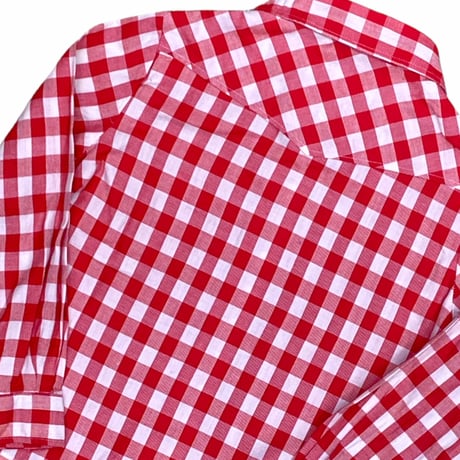 120～130cm｜VINTAGE｜Widecoller Block Check Shirt