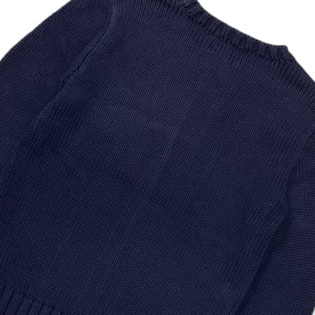 130cm｜00's USED｜Ralph Lauren American Flag Cotton Knit Sweater