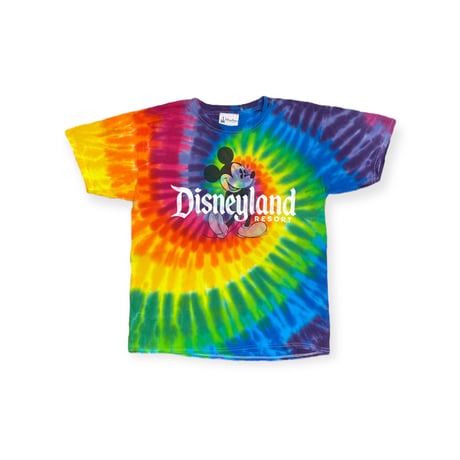 140～150cm｜USED｜Diney Mickey Tie-dye S/S T-shirt