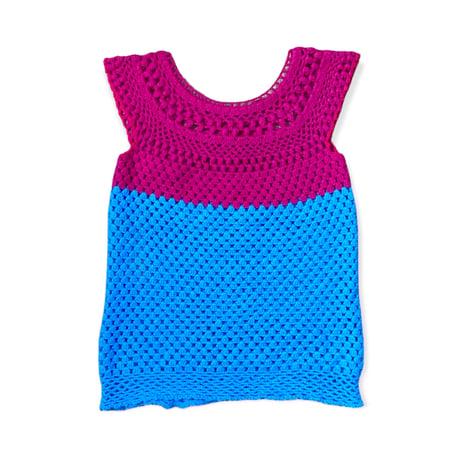 120cm｜VINTAGE｜Handmade Granny Knit Bustier