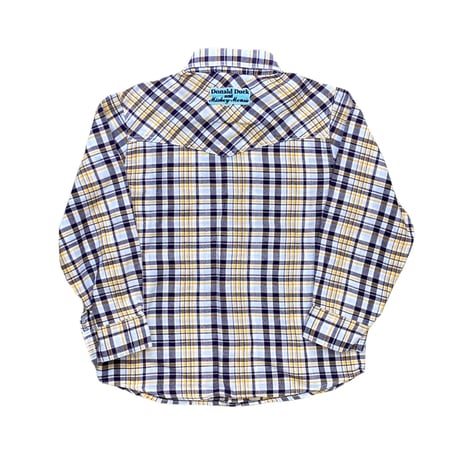 120cm｜USED｜Disney Check L/S Shirt