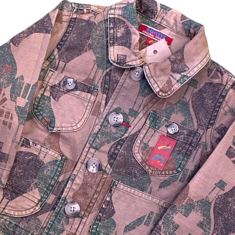 90cm｜OLD｜  Balloon Camouflage Canvas Coveralls