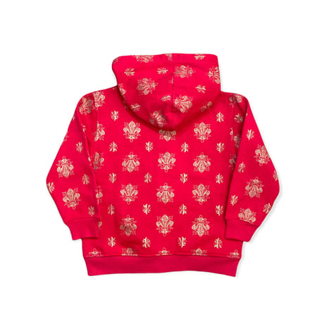 120～130cm｜90's DEADSTOCK｜SOUTH POLE Lily Emblem Hoodie