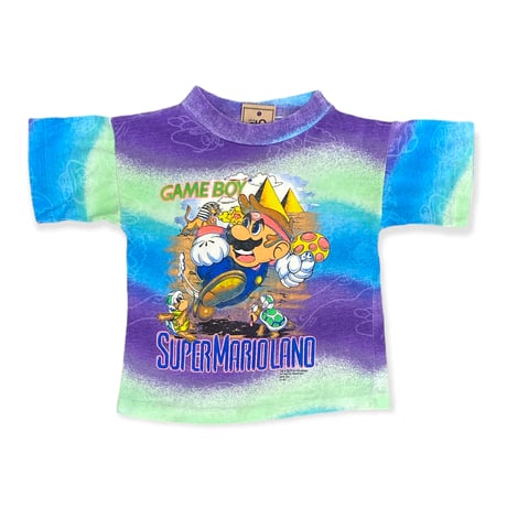 110～120cm｜91's VINTAGE｜Nintendo GAME BOY Mario S/S T-shirt