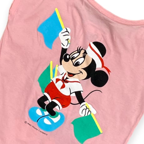 90～100cm｜80’s-90's VINTAGE｜Dia Club Retro Mickey & Minnie Sleeveless T-shirt