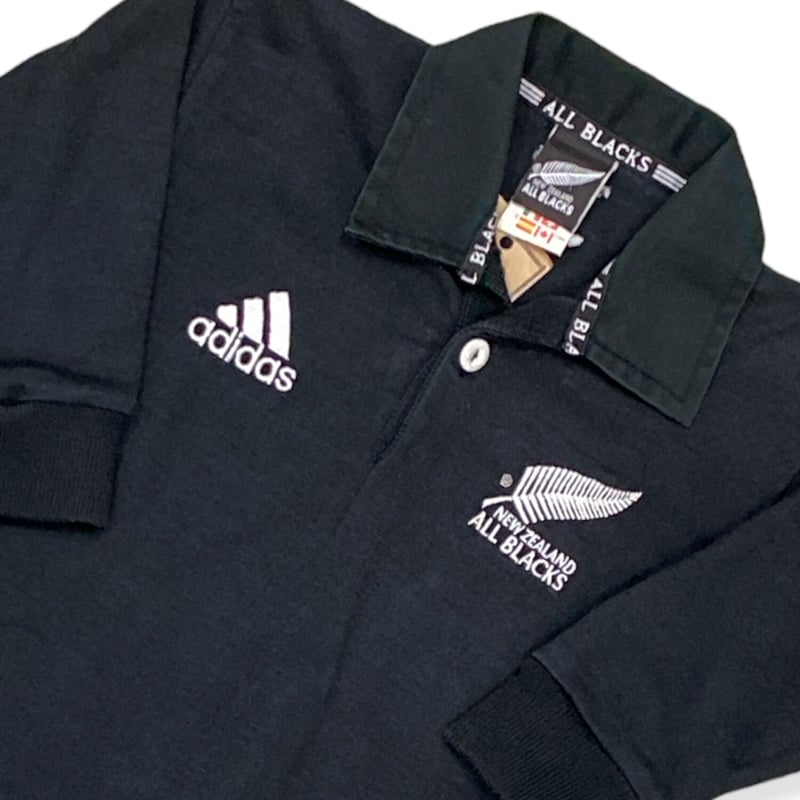 90～100cm｜90's VINTAGE｜ADIDAS × ALL BLACKS L/S R