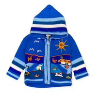70～80cm｜USED｜Handmade Peru Knit Hoodie