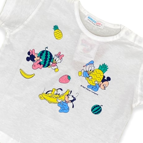 90cm｜DEADSTOCK｜Disney Babies S/S Print T-shirt