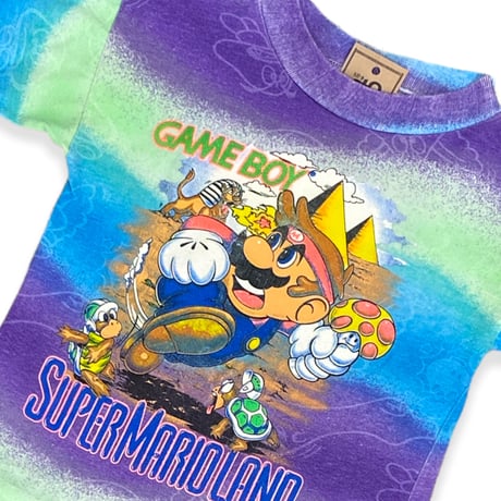 110～120cm｜91's VINTAGE｜Nintendo GAME BOY Mario S/S T-shirt