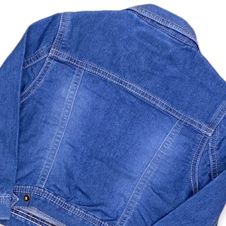 100～110cm｜USED｜TOMMY HILFIGER Sweat Indigo Trucker JKT