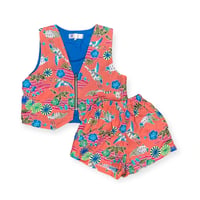 120cm｜VINTAGE｜ALOHA Vest & Shorts Set-up