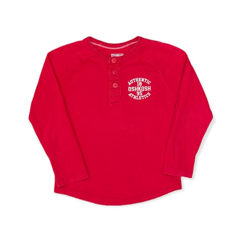 110～120cm｜USED｜OSHKOSH B'GOSH Henry Neck L/S T-shirt