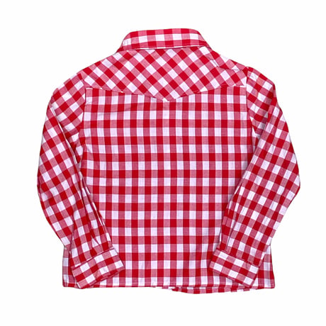 120～130cm｜VINTAGE｜Widecoller Block Check Shirt