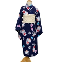 100～110cm｜80's VINTAGE｜SANRIO HELLO KITTY Yukata