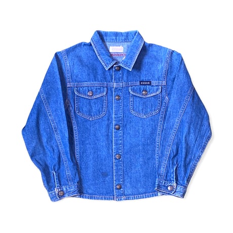 110～120cm｜90's VINTAGE｜GUESS Denim L/S Shirt JKT
