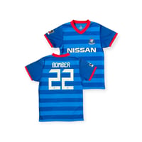 130cm｜00's USED｜J-League Yokohama F-Mrinos Bomber S/S Soccer Shirt