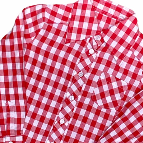120～130cm｜VINTAGE｜Widecoller Block Check Shirt