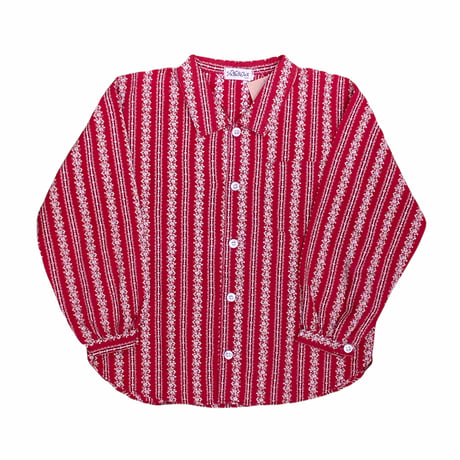120cm｜VINTAGE｜Retro Floral L/S Shirt