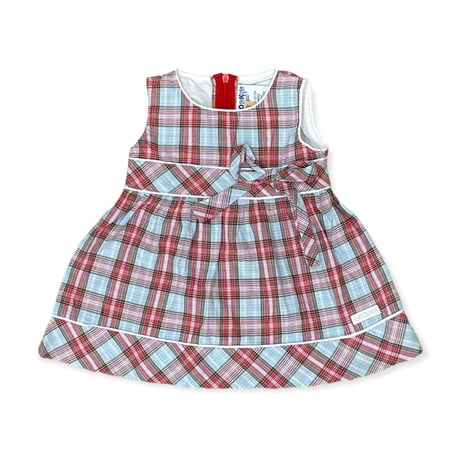 80cm｜90's VINTAGE｜OSHKOSH Check One-piece