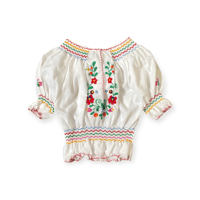 100～110cm｜VINTAGE｜Mexican Blouse Shirt