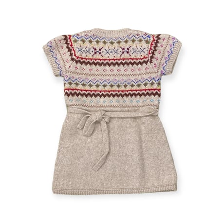 80cm｜USED｜Ralph Lauren Nordic Knit Sweater One-piece