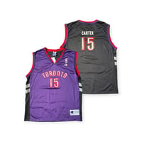 160cm｜90's-00's VINTAGE｜Champion Toronto Raptors Carter Basketball Shirt