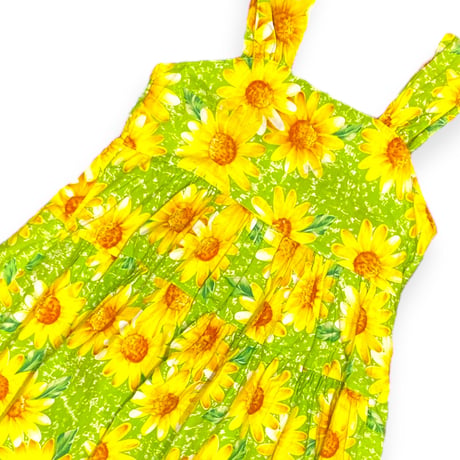 130cm｜VINTAGE｜Retro Sunflower One-piece