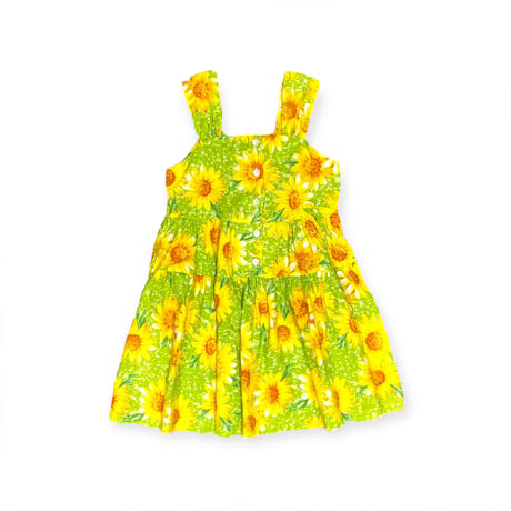130cm｜VINTAGE｜Retro Sunflower One-piece