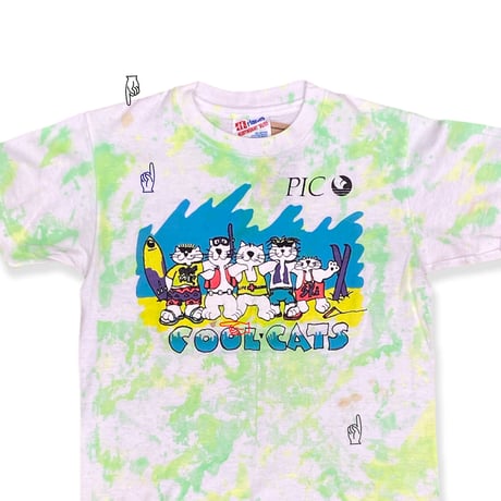 130～140cm｜90's VINTAGE｜USA製 Cool Cat Retro T-shirt