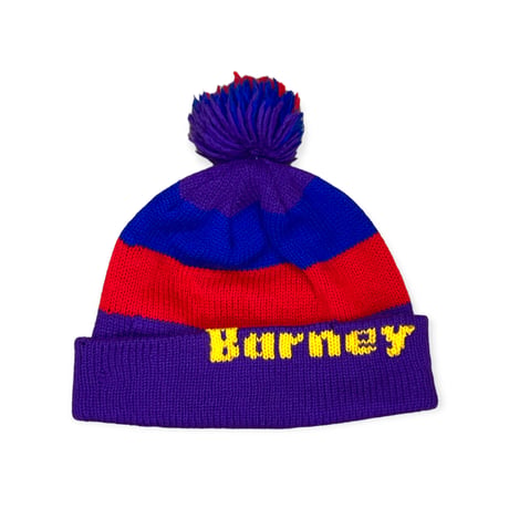 50-56cm｜90's VINTAGE｜USA製 Barney Knit Beanie