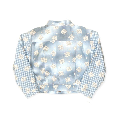 110～120cm｜VINTAGE｜MINI-K Gingham Check Bear JKT & Shorts Setup