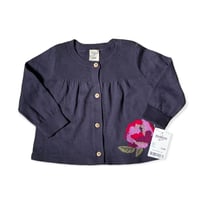 80cm｜DEADSTOCK｜ OSHKOSH B'gosh Flower Cardigan