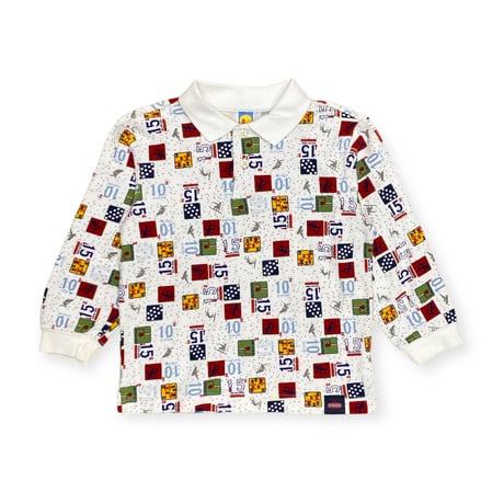 100～110cm｜01's OLD｜Gymboree Winter Sport Pique L/S Polo Shirt