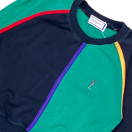 100cm｜80's～90's VINTAGE｜Yves Saint Laurent Multi Color Swaet