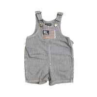 80～90cm｜OLD｜POLO JEANS Hickory Denim Shortalls