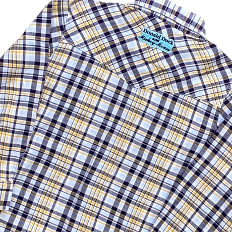 120cm｜USED｜Disney Check L/S Shirt